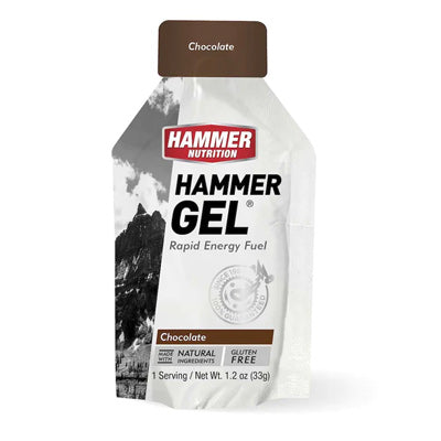 Hammer Gel,Pouch,Chocolate 24 Pouch Box Hammer Gel Hammer Nutrition Nutrition