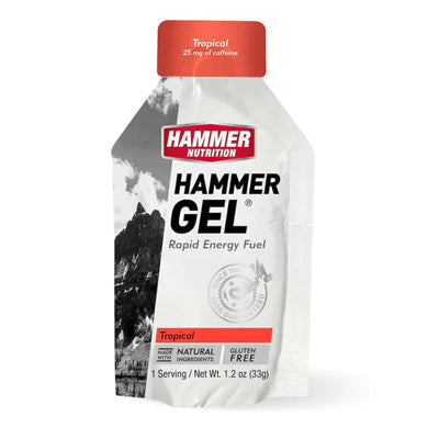 Hammer Gel,Pouch,Tropical 24 Pouch Box Hammer Gel Hammer Nutrition Nutrition