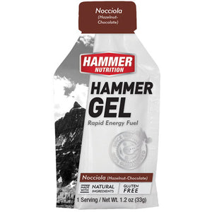 Hammer Gel,Pouch,Hzl-Nut Choc 24 Pouch Box Hammer Gel Hammer Nutrition Nutrition