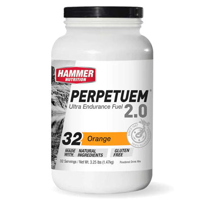 Hammer Perpetuem 2.0 Orng Orange, 32 Serving Perpetuem 2.0 Hammer Nutrition Nutrition