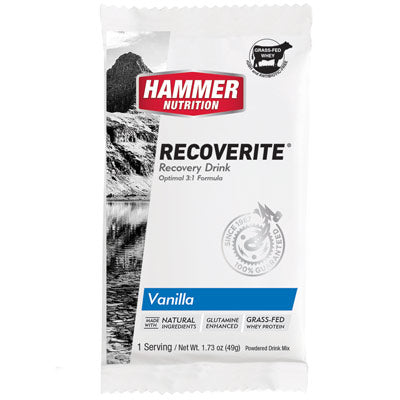 Hammer Recoverite,Vanilla 2.0 12-Count,1-Srving Recoverite 2.0 Hammer Nutrition Nutrition