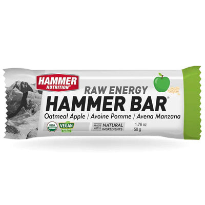 Hammer Bar Fruit,Oatmeal Apple 50 Gram Bar 12/Box Hammer Bars Hammer Nutrition Nutrition