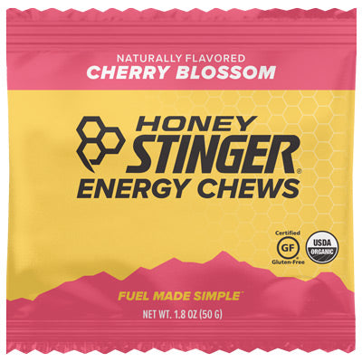 Honey Stinger Organic Chews Cherry Blossom,12 /Box Organic Energy Chews Honey Stinger Nutrition