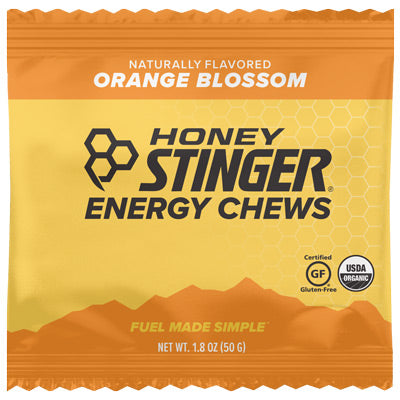 Honey Stinger Organic Chews Orange, 12/Box Organic Energy Chews Honey Stinger Nutrition