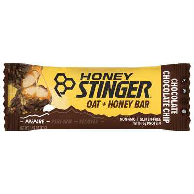 Honey Stinger Oats + Honey Bar Chocolate Chip, 12/Box Oats + Honey Bar  Nutrition