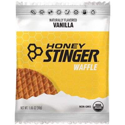 Honey Stinger Waffles Vanilla, 12/Box Organic Stinger Waffles  Nutrition