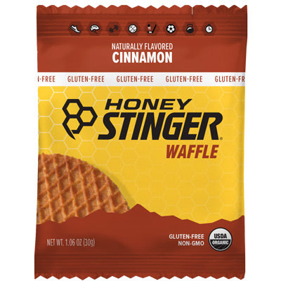 Honey Stinger Waffles Cinnamon, 12/Box Gluten Free Organic Stinger Waffles  Nutrition