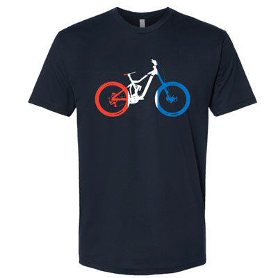 Uc T-Shirt,Amer Bicycle,Med Midnight Navy American Bicycle  Apparel