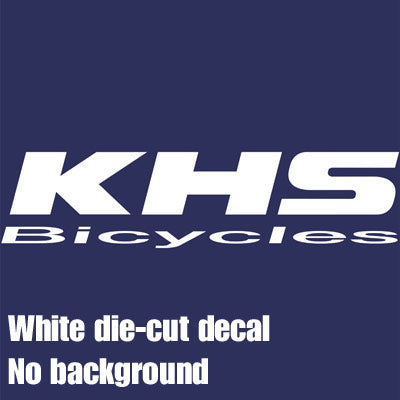 Khs Die Cut,White,14X5'' Authorized Dealer/Auto Khs Large White Die-Cut Decal Khs Merchandis