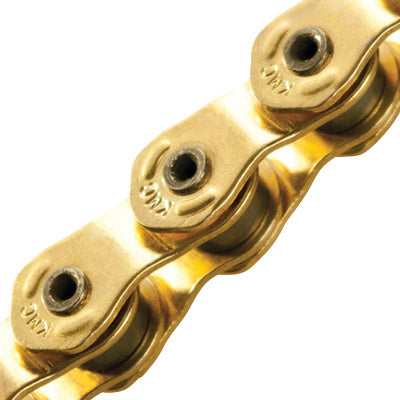 kmc chain hl1 wide x 100l gold half link chain hl1l wide chains