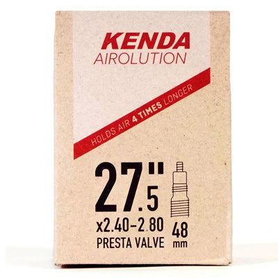 Kenda 27.5X2.4-2.8 Tube Pv Airolution,48Mm Airolution Presta Valve Tubes  Tubes  27.5'' / 584