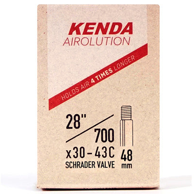 Kenda 700X30-43 Tube Av Airolution,48Mm Airolution Schrader Valve Tubes  Tubes  700C / 622