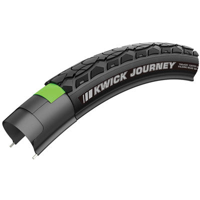 Kenda Kwick Journey 27.5 E-Bike Tires - Durable Fast Rolling Reflective SRC Compound