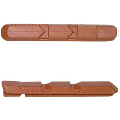 Koolstop V-Type Salmon Shimano Inserts V-Type Replacement Pads Kool Stop Brakepads