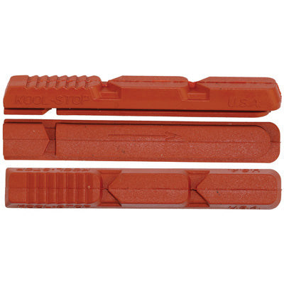 Koolstop V-Type 2 Salmon Shimano Inserts V-Type 2 Replacement Pads Kool Stop Brakepads