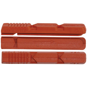 Koolstop V-Type 2 Salmon Shimano Inserts V-Type 2 Replacement Pads Kool Stop Brakepads