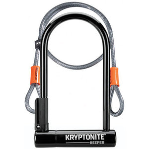 Kryptonite Keeper 12 Std W/4' 4' Flex Cable Keeper 12 Std W/4' Flex Cable  Locks