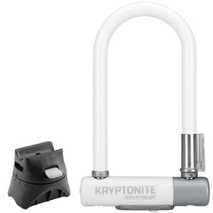 Kryptonite Krptlk2 Mn-7 White W/Flx Frame U-Lock,3.25X7 Kryptolok Mini-7 Color Series 2 U-Lock  Locks