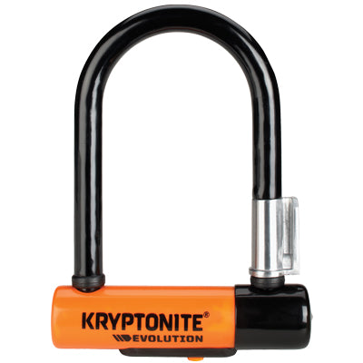 Kryptonite Evol,Mini-5 W/Flx Frm U-Brkt,3.25X5.5 Evolution Mini-5 U-Lock Kryptonite Locks