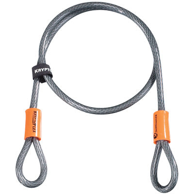 Kryptonite Krypto Flex 410 Looped Cable,4' Kryptoflex Double Loop Cable Kryptonite Locks