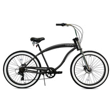 Load image into Gallery viewer, Micargi Largo GT7 26" Beach Cruiser Bike 7-Speed
