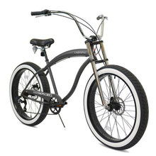 Load image into Gallery viewer, Micargi Largo GT7 26" Beach Cruiser Bike 7-Speed