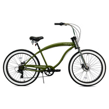 Load image into Gallery viewer, Micargi Largo GT7 26" Beach Cruiser Bike 7-Speed