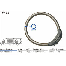 Load image into Gallery viewer, TONYON Heavy-Duty Bike Locks – U-Locks, Cable Locks &amp; Combo Options