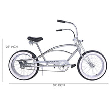 Load image into Gallery viewer, Master 2.0 GS Chrome Stretch Cruiser Bike 20 inch