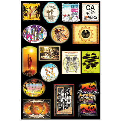 Manhattan Sticker Pack Of 16  Manhattan Sticker Pack Khs Giftmisc