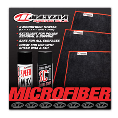 Maxima Micro Fiber Towel 3 Pack Of Towels Micro Fibertowel Maxima Tools
