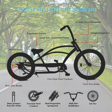Load image into Gallery viewer, Micargi Bronco 3.0 29'' Stretch Beach Cruiser Bike