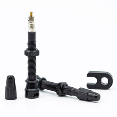Mwi Tubeless Valve,Presta 48Mm,Works W/Inserts,Black Presta Tubeless Valves  Tubetireca
