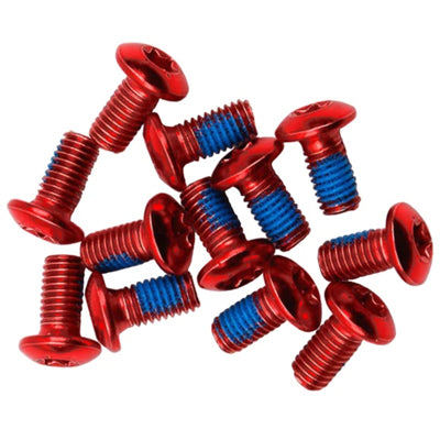 Mwi, Dsc Rotor Bolts,12Pcs,Red  Rotor Bolts  Brakes