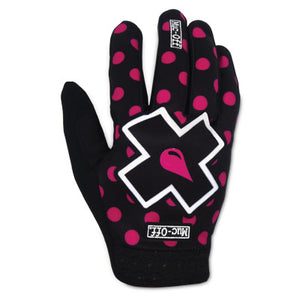 Muc-Off Mtb Gloves, Polka Dots, Pink,Lrg Mtb Gloves  Apparel