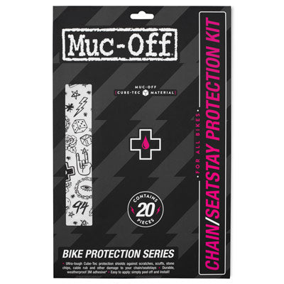 Muc-Off,Chainstay Protctn Kit Punk, 20 Pcs Pack Chainstay Protection Kit  Bikeprotec