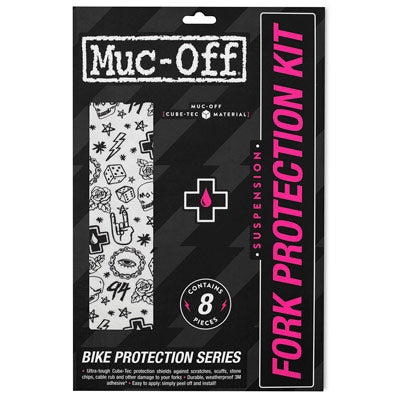 Muc-Off,Fork Protctn Kit Punk, 8 Pcs Pack Fork Protection Kit  Bikeprotec