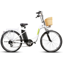 Load image into Gallery viewer, Nakto 24 in Camel Step Through 250W Black Electric Bike