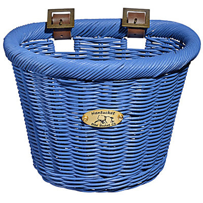 Nbbc Basket,Gull/Buoy Child D-Shape,Blue Gull/Buoy Child D-Shape Basket Nantucket Baskets