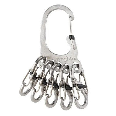 Nite Ize Bigfoot Locker Stainless,Keychain Bigfoot Locker Keyrack  Giftmisc