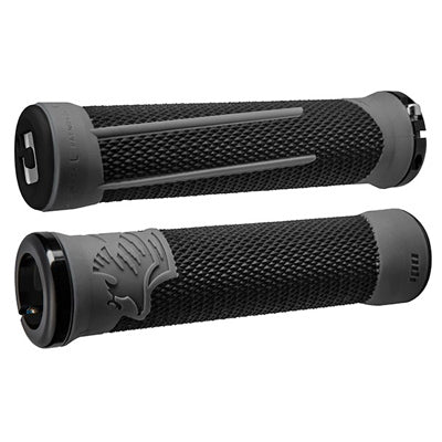 Odi Ag-2 Lock-On Grips Black/Graphite W/Black Clamps Ag-2 V2.1 Lock-On Odi Gripstape