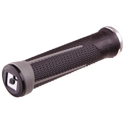Odi Ag1 Lock-On Grips Black With Silver Clamps Ag-1 V2.1 Lock-On Odi Gripstape