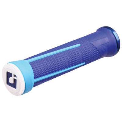 Odi Ag1 Lock-On Grips Blue With Blue Clamps Ag-1 V2.1 Lock-On Odi Gripstape