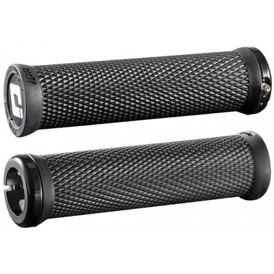 Odi Elite Motion Lock-On Grips Black With Black Clamps Elite Motion V2.1 Lock-On Odi Gripstape