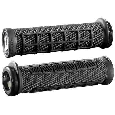 Odi Elite Pro Lock-On Grips Black With Black Clamps Elite Pro V2.1 Lock-On Odi Gripstape