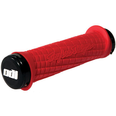 Odi Troy Lee Designs Lock-On Red With Black Clamps Troy Lee Designs Lock-On Odi Gripstape