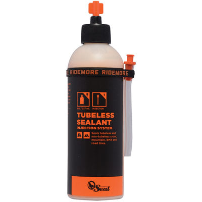 Orange Seal Tire Sealant, 8Oz W/Injection System Regular Sealant W/Inj System Orange Seal Tubetireca