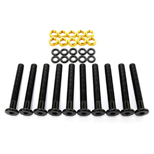 Orange Seal Kit Refil,48Mmstem 10 Blank Stems W/Nut & Oring Versavalve Blank Valve Stems Orange Seal Tubetireca