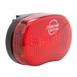 P-Bike Tl,Blinky-3,3 Led Flsh/Stdy,2 Aaa Bat Inc Blinky 3 Planet Bike Lights