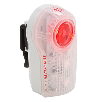 P-Bike Tl,Superflash Turbo 1 Watt Led+2Red Leds, Bat Inc Superflash Turbo Planet Bike Lights